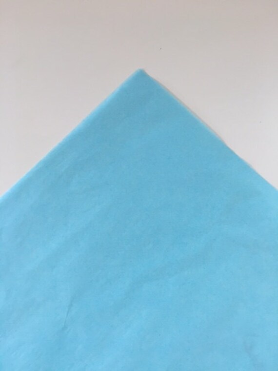 Sky Blue Tissue Paper Sheets, Premium Bulk Baby Blue Tissue Paper, Wrapping Paper, X Large Blue Tissue Paper, Wholesale Blue Tissue