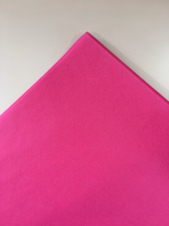 Cerise Tissue Paper Sheets, Bulk Hot Pink Tissue Paper, Premium Cerise Tissue Paper, Large Hot Pink Tissue Paper, Wholesale Cerise Tissue