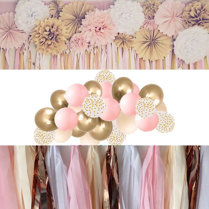Blush ballet baby pink shower Big 36 Round Giant Light Pink Balloons wedding decor First birthday ideas Pastel Pink Round Balloons
