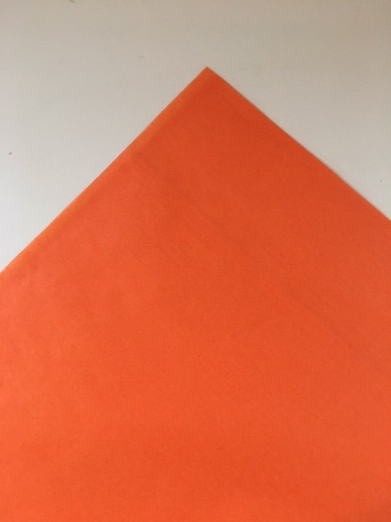 Orange Tissue Paper Sheets, Bulk Orange Tissue Paper, Premium Orange Tissue Paper, Large Orange Tissue Paper, Wholesale Orange Tissue Paper