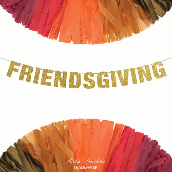 Friendsgiving Banner, Thanksgiving Decoration Ideas, Gobble Til Ya Wobble, Happy Fall Banner, Blessing Party Ideas, Family and Friends