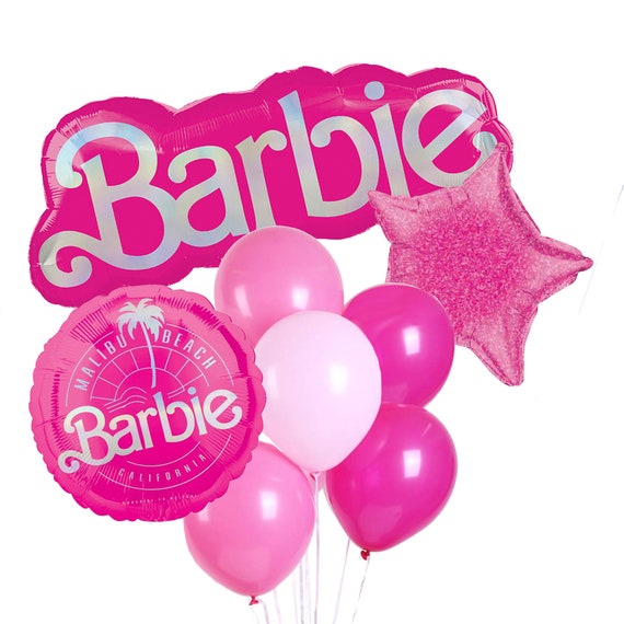 Palloncini e decorazioni per compleanno Barbie, bouquet