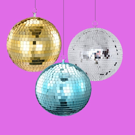 Disco Ball Roller Disco Party Decor, Disco Cowgirl Bachelorette Decor, Happy New Year Mirror Ball Drop, Stir Sticks, Earrings, Bubbly Bar