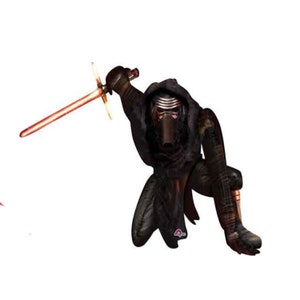 Star Wars Party Decor Balloons, Storm Trooper Air walker Balloon, Kylo Ren, BB8, R2D2, Baby Yoda Darth Vader Balloon, decoration birthday Kylo Ren