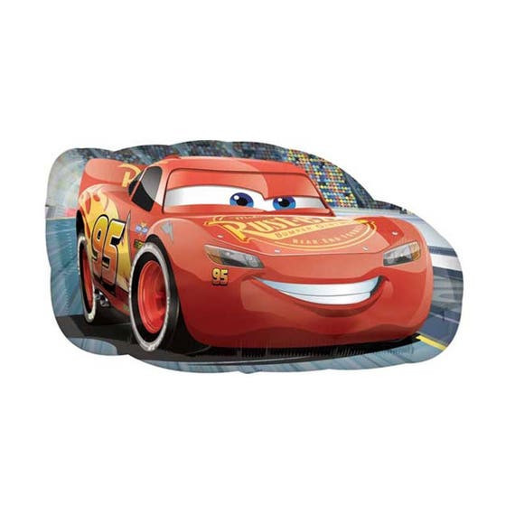 Lightning McQueen Balloon, Disney Cars Shape Balloon, Lightning McQueen, Disney Cars Birthday,  Cars Birthday Foil, Birthday Balloon Disney,