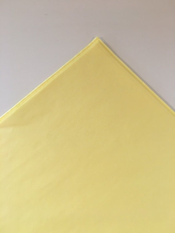 Yellow Tissue Paper Sheets, Bulk Yellow Tissue Paper, Premium Yellow Tissue Paper, Large Yellow Tissue Paper, Wholesale Yellow Tissue Paper