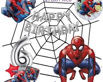 Spiderman Birthday Balloons, Spiderman Balloons, Superhero Party, Spiderman Birthday Party, Superhero Birthday party ideas, Boy's party