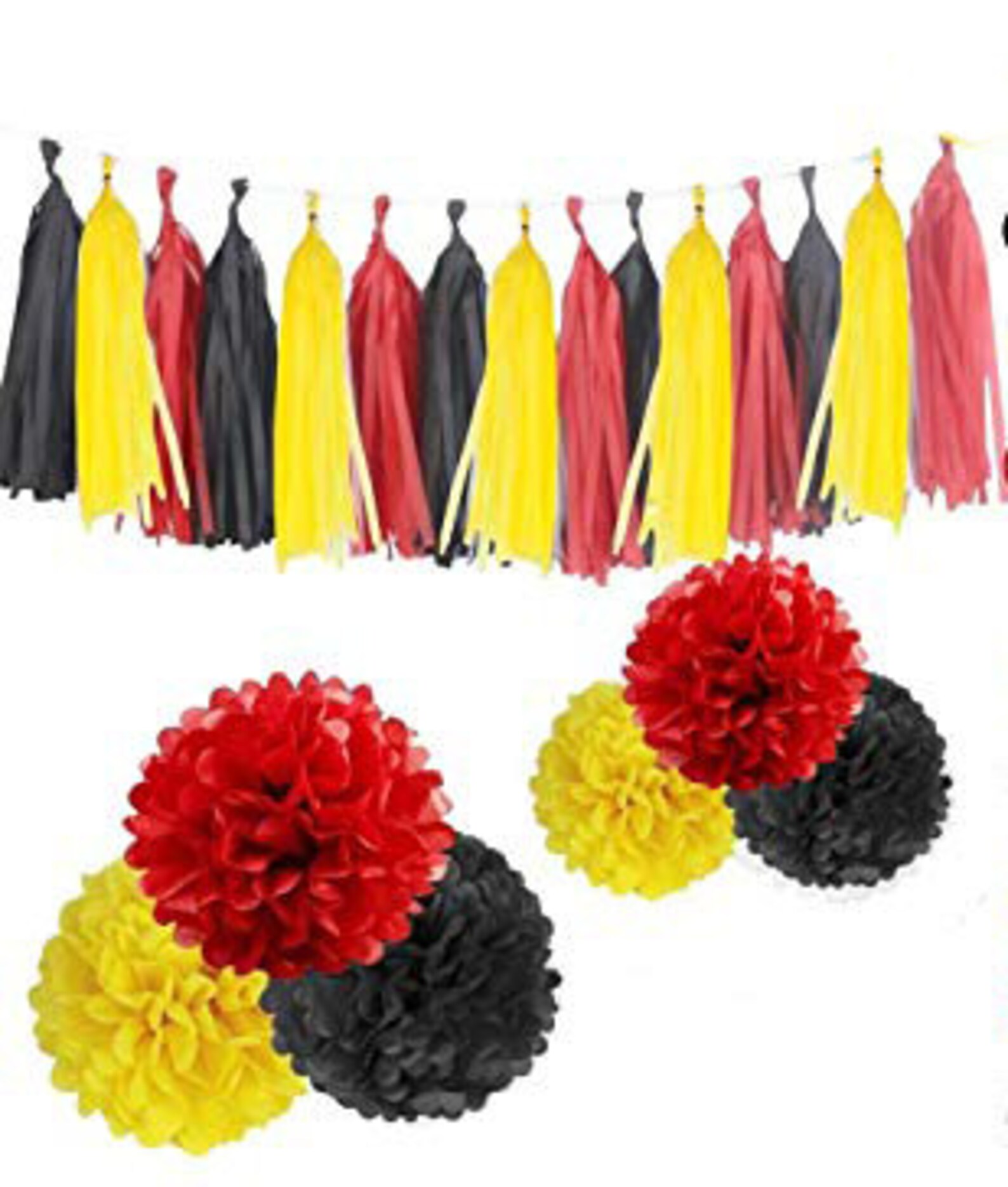 20 Tissue Paper Pom Poms 20 Piece Set Pick Your Colors Bulk Etsy