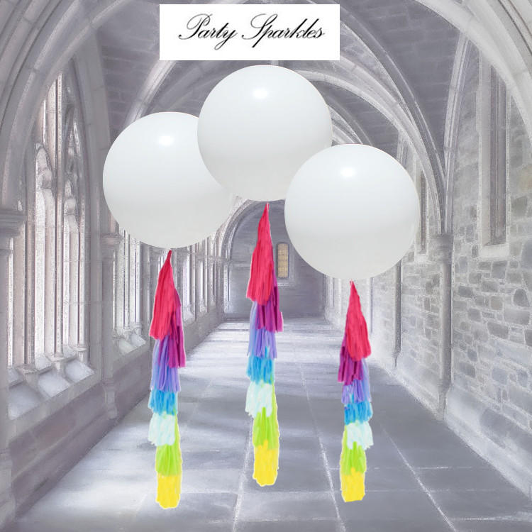 Balloon Tassel DIY Kit tassels Only Tissue Paper Tassel Tails for