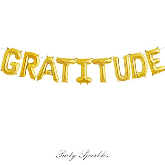 Gratitude Balloons, Gratitude Banner Balloons, Thanksgiving Balloons, Thanksgiving Ideas, Thanksgiving Banner, Thanksgiving Decor
