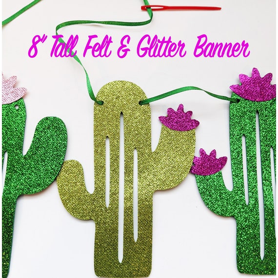 Cactus Banner Decor, Taco Party Banner, Natural Colors, Bohemian Desert Decor, Baby Shower Decor, Oh Baby, Fiesta shower decoration