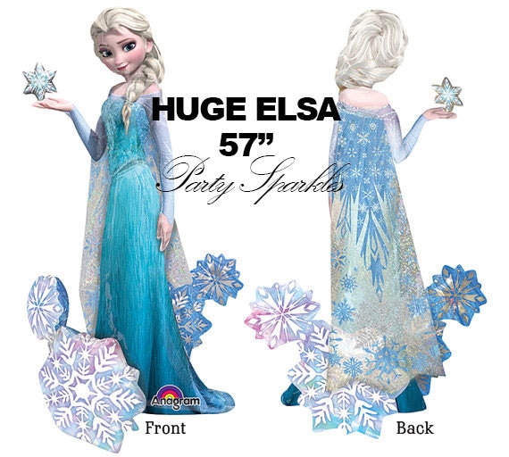 ELSA Balloon, Elsa Party Decor, USA GIANT Air walker Balloon, Frozen Theme Birthday, Disney Princess Decor, Elsa Birthday Party