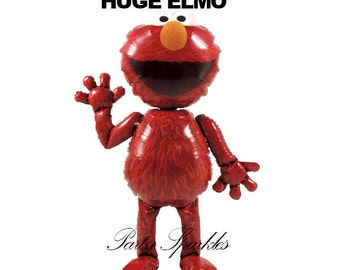 54" Elmo Giant Balloon Airwalker BIrthday Party, Elmo Balloon, Foil Balloon, Elmo Airwalker