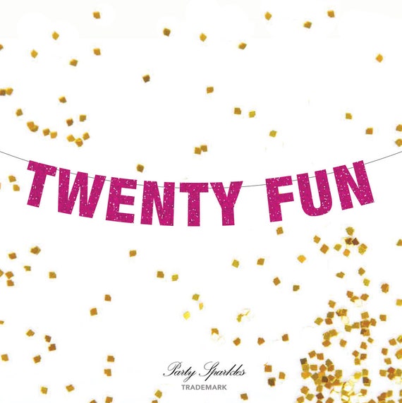 Twenty Fun, 21st Birthday Banner, 21st Birthday Photo Prop, 21 Fake ID, Twenty Fun Banner, Finally 21, Drinking Party, 21st Birthday Decor