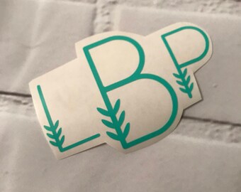 Arrow Monogram Decal - Arrow Decal - Tumbler Monogram Decal - Car Monogram Decal - Laptop Decal