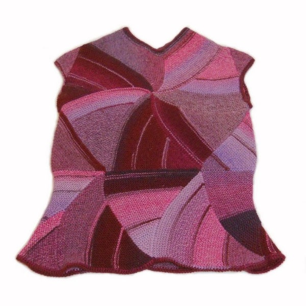 Women knit sweater, knit sweater vest for women, sleeveless top, clothing gift for women, pullover for women, merino wool sweater