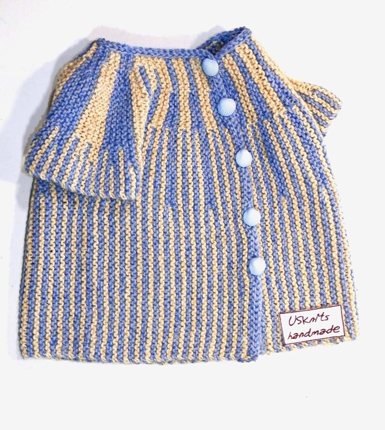 Hand knitted baby vest baby girl clothes baby knit clothes Etsy