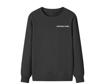 Enamoured Sound Classic Unisex Cotton Sweatshirt - White Logo
