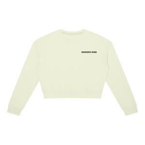 Sudadera de cuello redondo para mujer Enamoured Sound - Logotipo negro Light Green