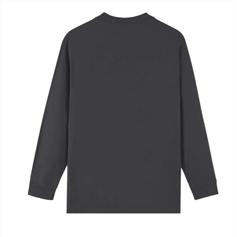 Crew Neck Drop Shoulder Long Sleeve Shirt image 2