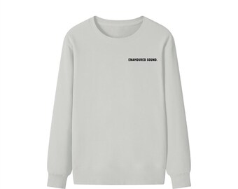 Enamoured Sound Classic Unisex Cotton Sweatshirt - Black Logo