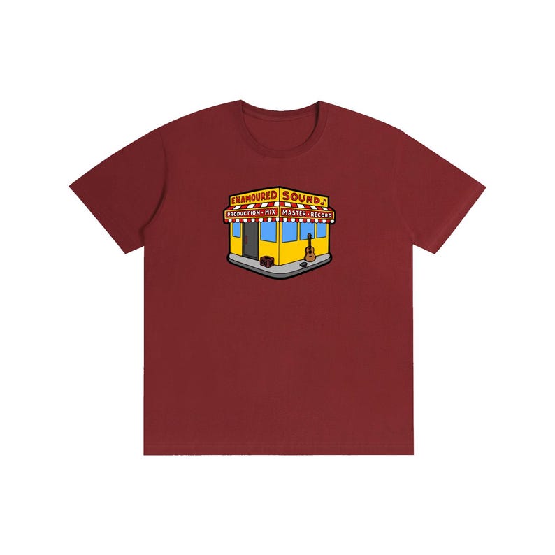 Pure Cotton Unisex T-Shirt Wine Red
