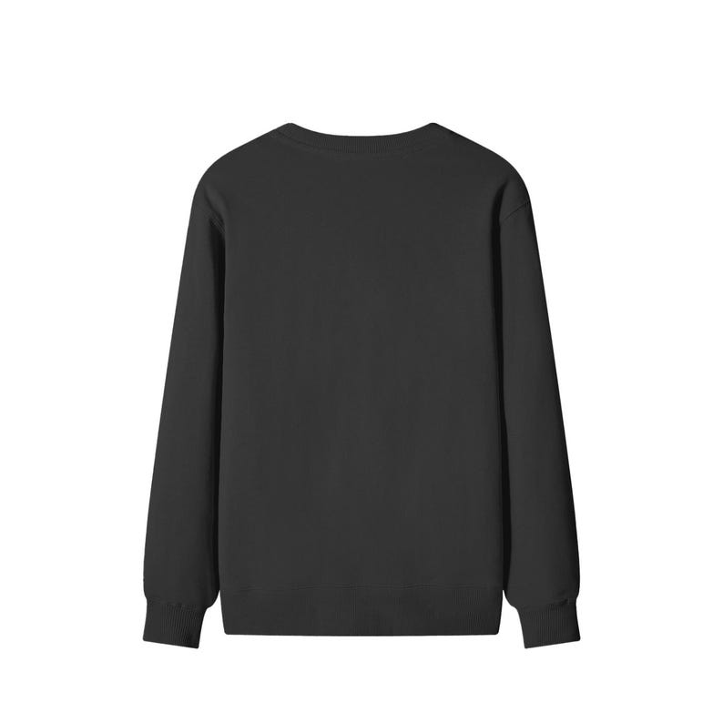 Enamoured Sound Classic Unisex Cotton Sweatshirt - White Logo image 7