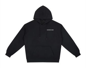 Enamoured Sound Relaxed Fit Hoodie - White Logo