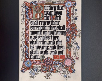 Wings Like Eagles, Isaiah 40:31 Fine Art Print