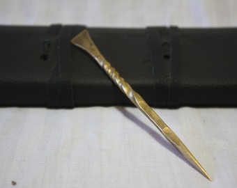 Aguja de bronce para usar con pastillas de cera