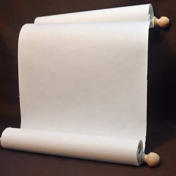 Quick drop, blank scroll for visual gag