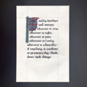 Whatever is True, Philippians 4:8 Fine Art Print