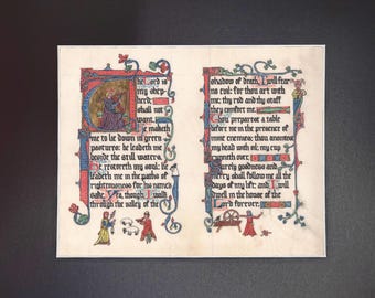 Shepherd's Psalm, Psalm 23 Fine art Print