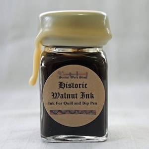 Black Walnut Historic Calligraphy and Drawing Ink, 1 oz