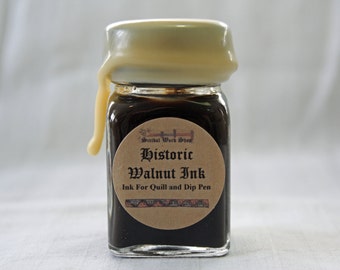 Black Walnut Historic Calligraphy and Drawing Ink, 1 oz