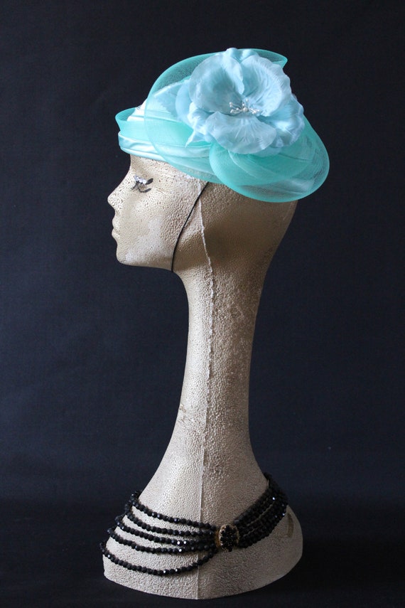 Vintage formal hat, burlesque hat, races hat, wed… - image 8