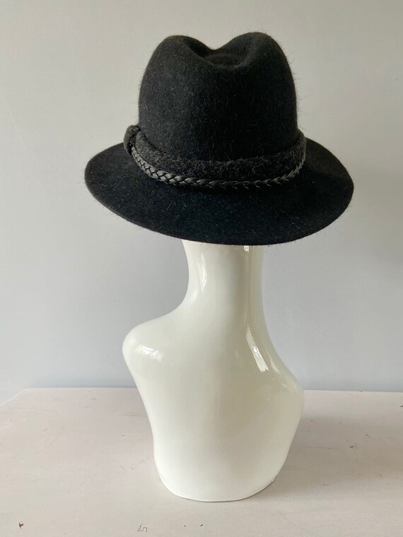Authentic vintage classic hat, trilby hat, fedora… - image 4