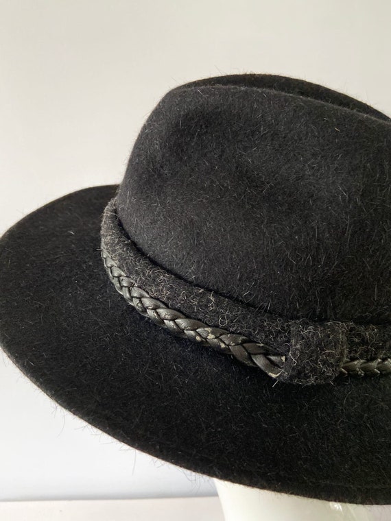 Authentic vintage classic hat, trilby hat, fedora… - image 3