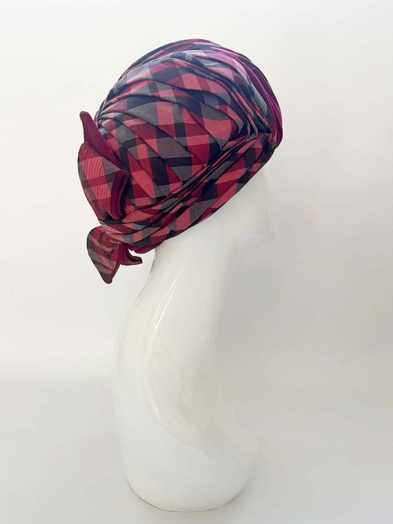 Authentic vintage classic hat, turban hat,mother … - image 5