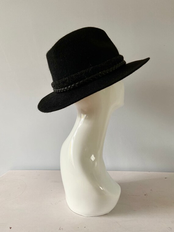 Authentic vintage classic hat, trilby hat, fedora… - image 2