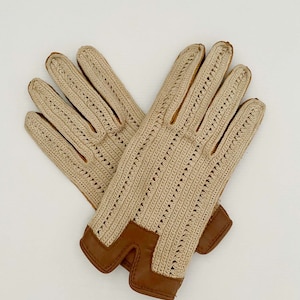 Vintage Lederhandschuhe, Abendhandschuhe, formelle Handschuhe, 50er Jahre Handschuhe, klassische Handschuhe, moderne Größe M