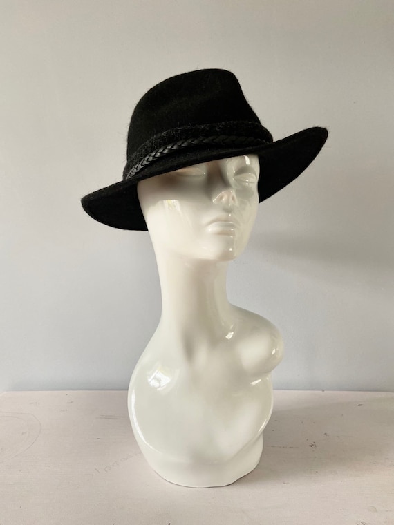 Authentic vintage classic hat, trilby hat, fedora… - image 1