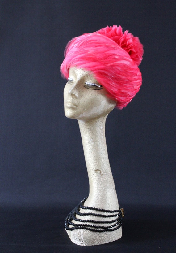 Vintage formal hat, burlesque hat, races hat, wedd