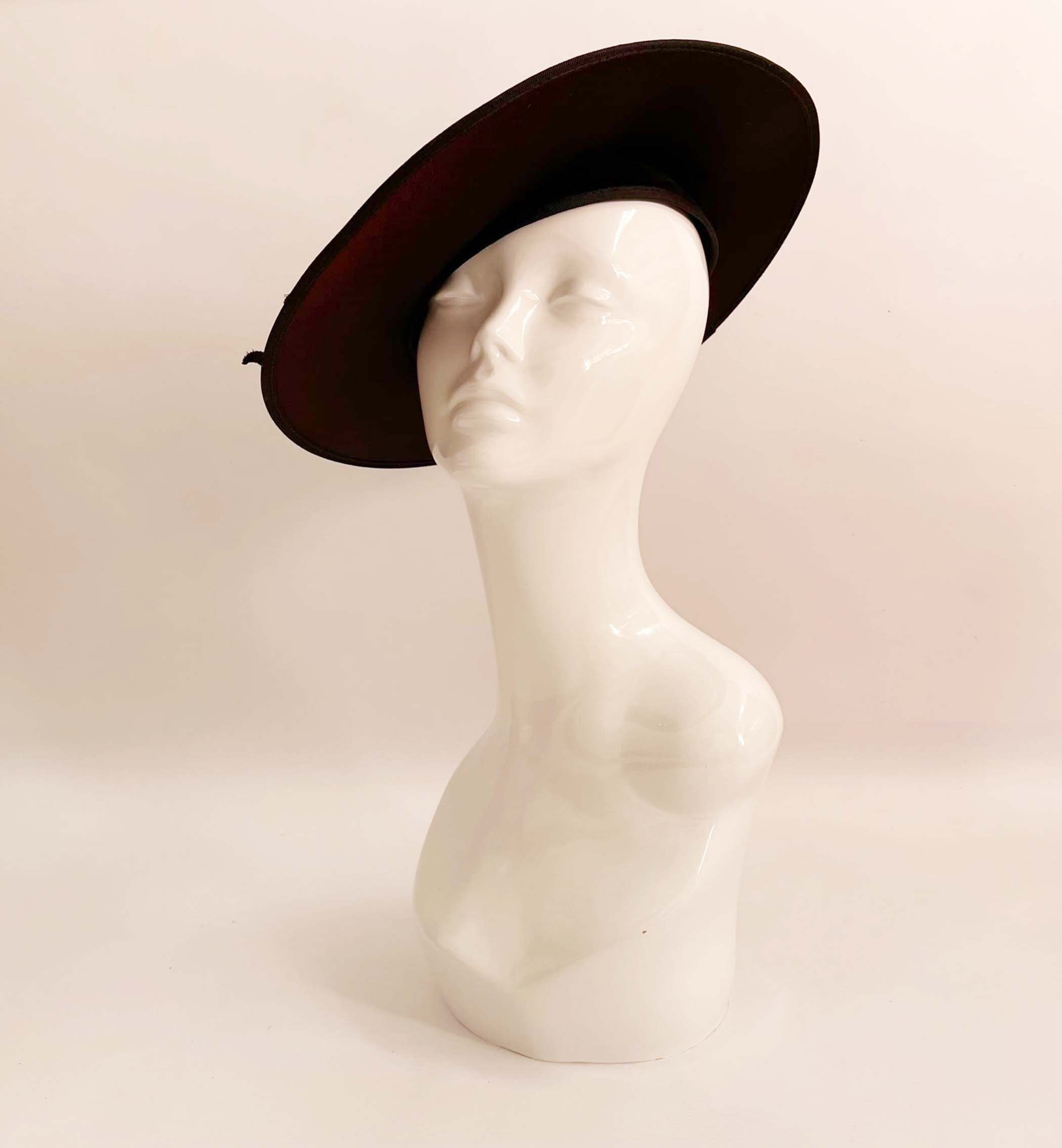 Vintage Formal Hat Black Hat Races Hat Wedding Hat Ascot - Etsy