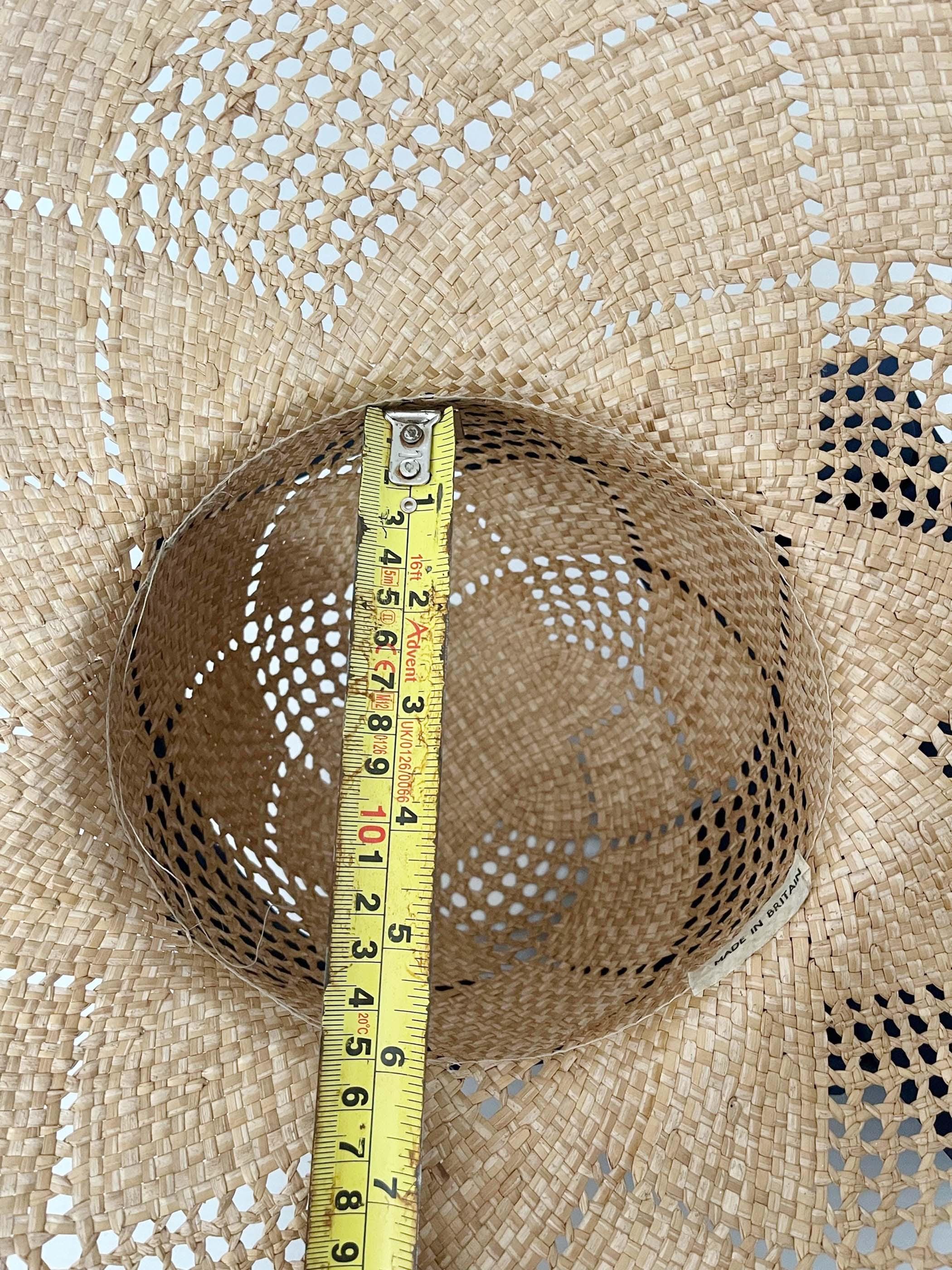 Vintage Straw Ascot Hat: Black & White Formal Races Hat - Etsy