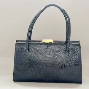 Vintage Echtleder Handtasche, Vintage Tasche, Vintage 50er Geldbörse, 1950er Vintage, Vintage Geldbörse, klassische Abendtasche
