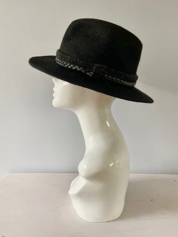 Authentic vintage classic hat, trilby hat, fedora… - image 6