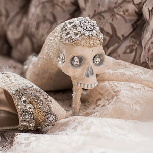Skull Bridal "Holy Matrimony" Pumps