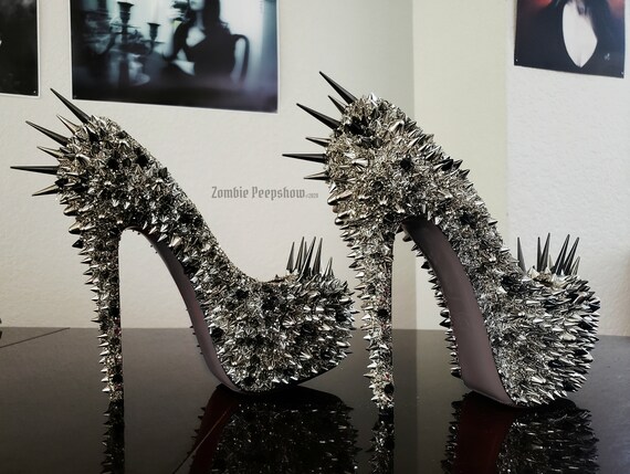 spiked platform shoes