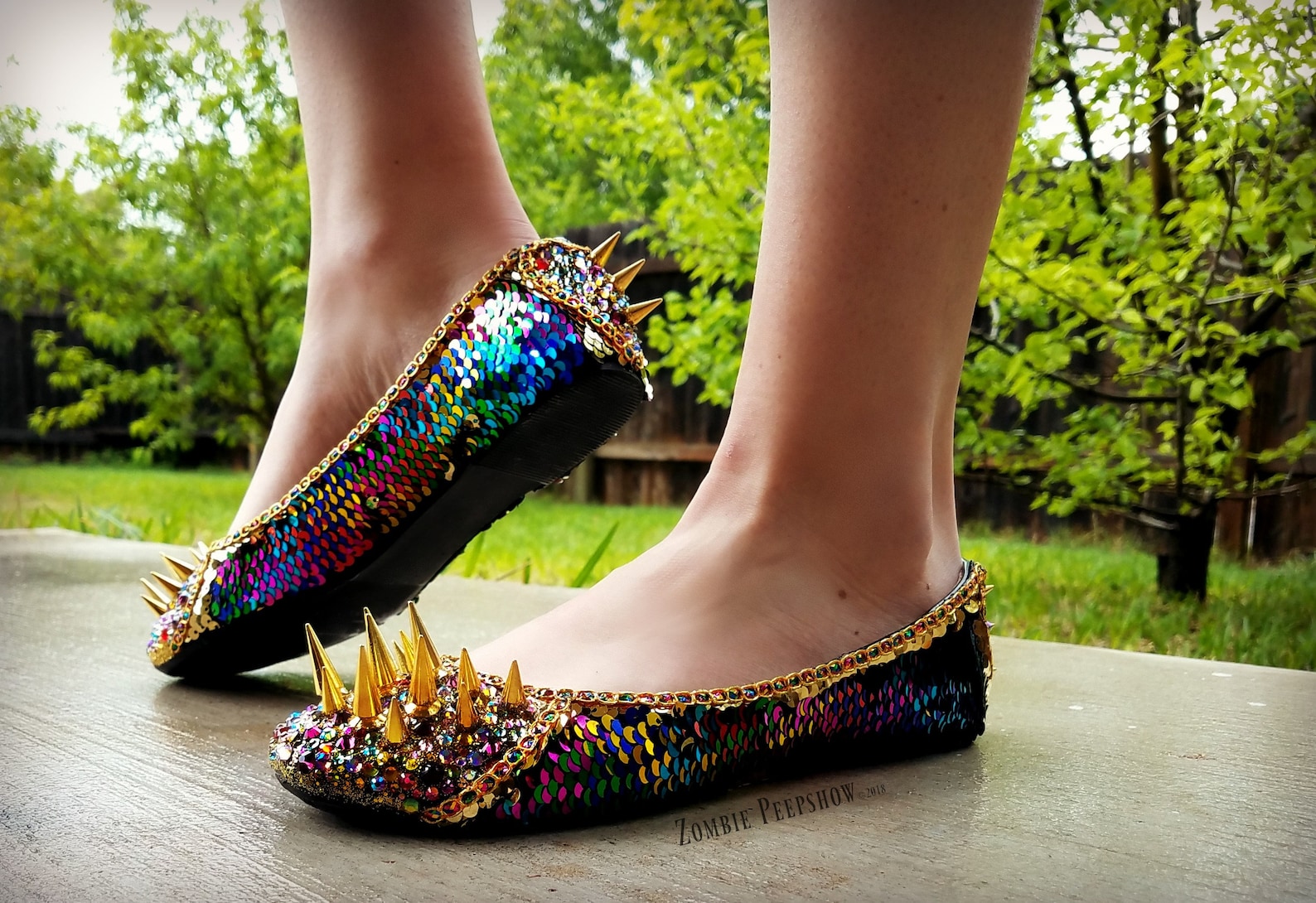 rainbow flip sequin 